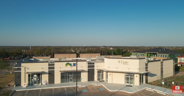 A screenshot of a 2021 video of the East Plano Islamic Center in Plano, Texas.